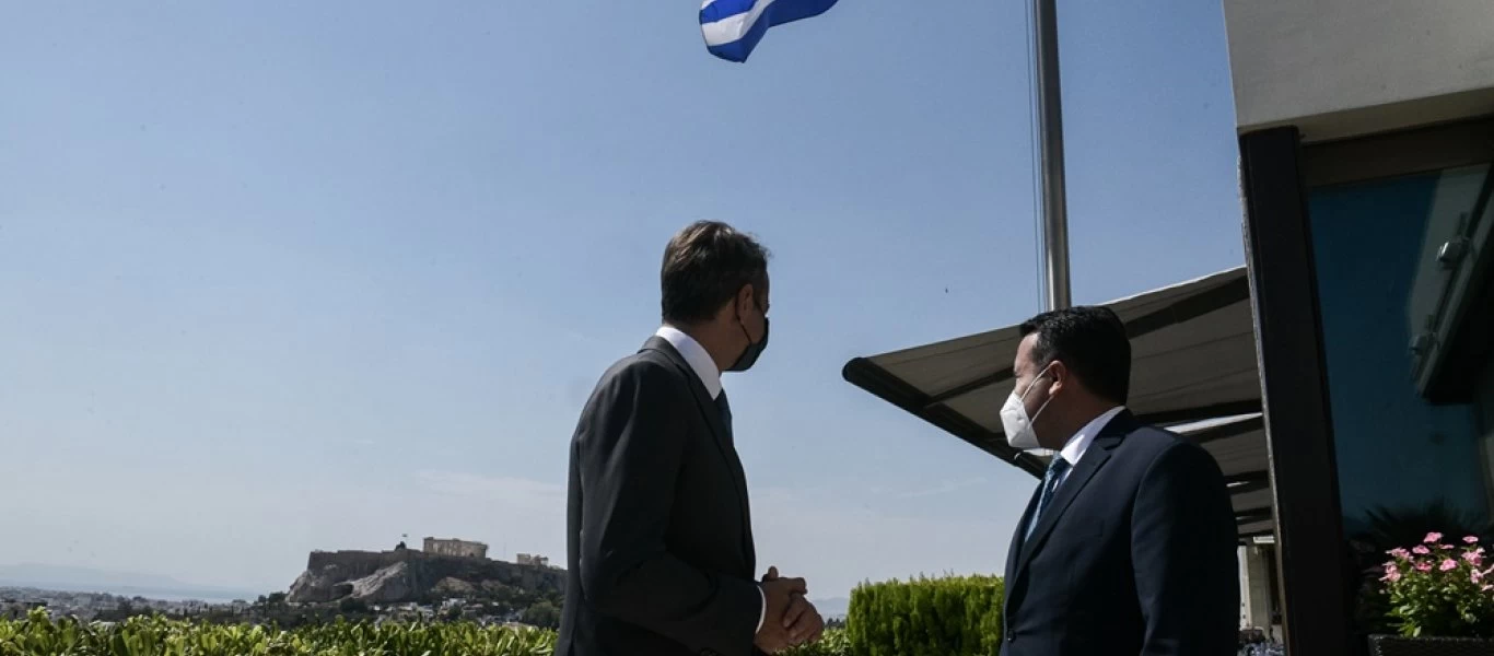 Η ατζέντα της συζήτησης Μητσοτάκη-Ζάεφ - Τι είπαν για τη Συμφωνία των Πρεσπών